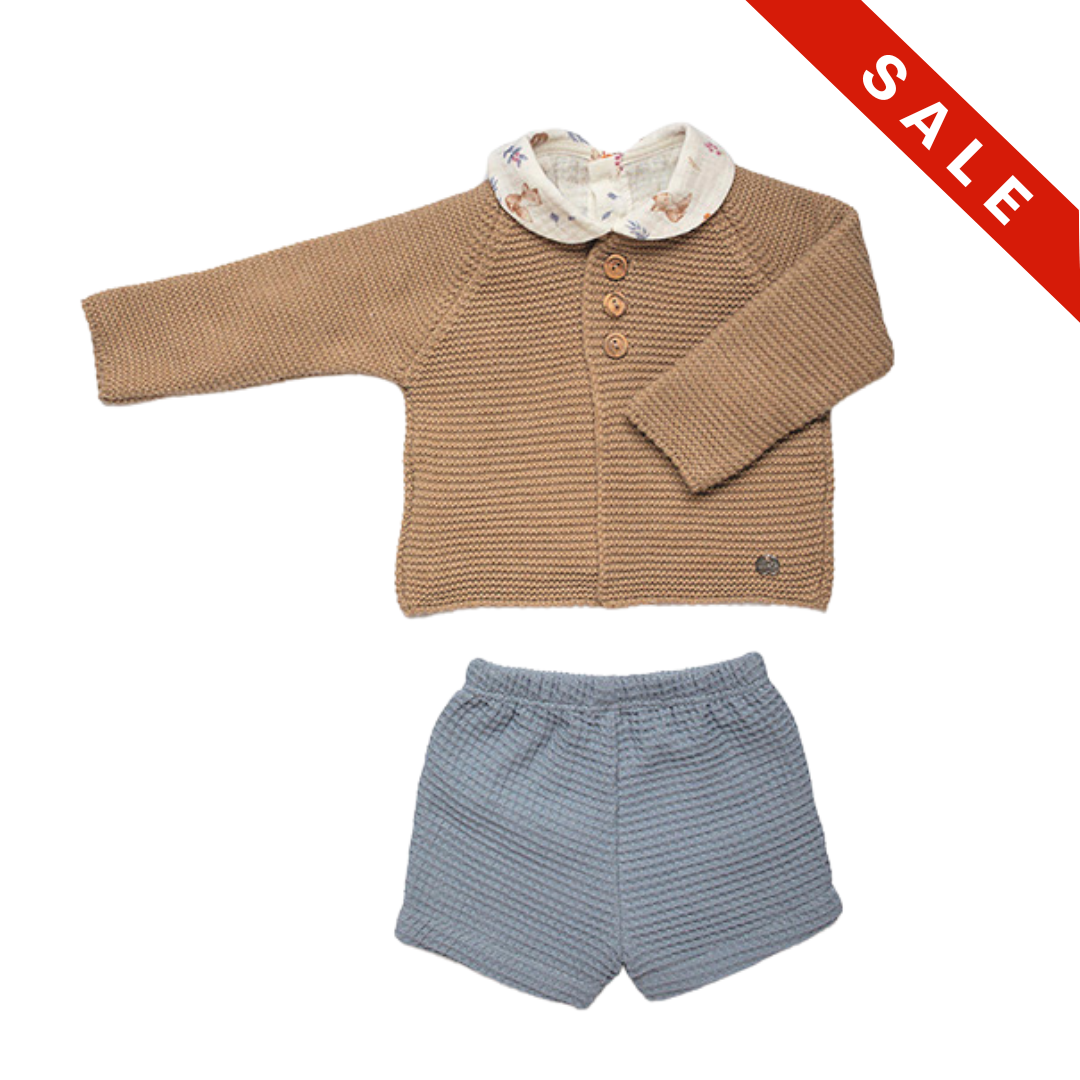 Conjunto Chaqueta Niño - Zorritos / 3 Piezas