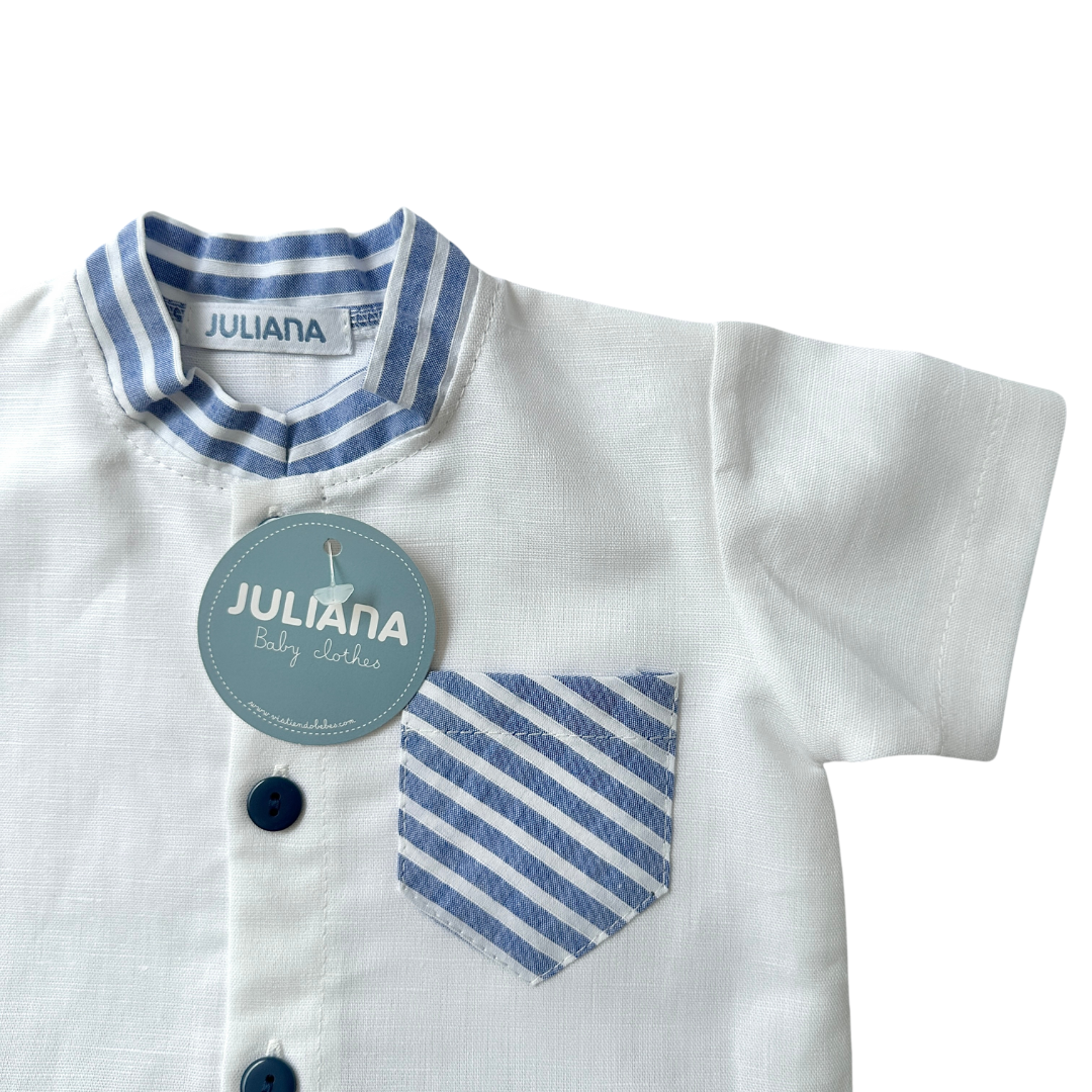 Conjunto Cap blanca